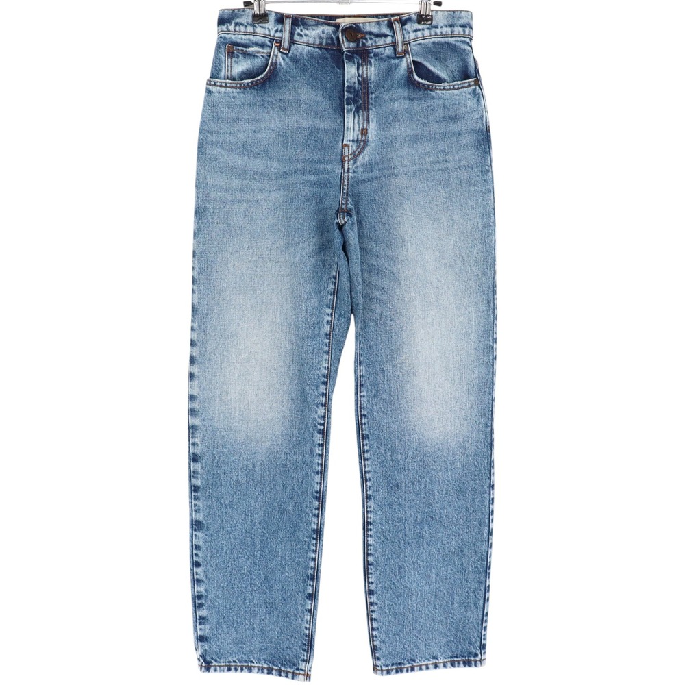Weekend Max Mara Womens Light Wash High Rise Straight Leg Blue Jeans Size 29